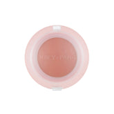 A'pieu Juicy Pang Jelly Blusher in a shade of pink, with the product name visible on the jelly surface.